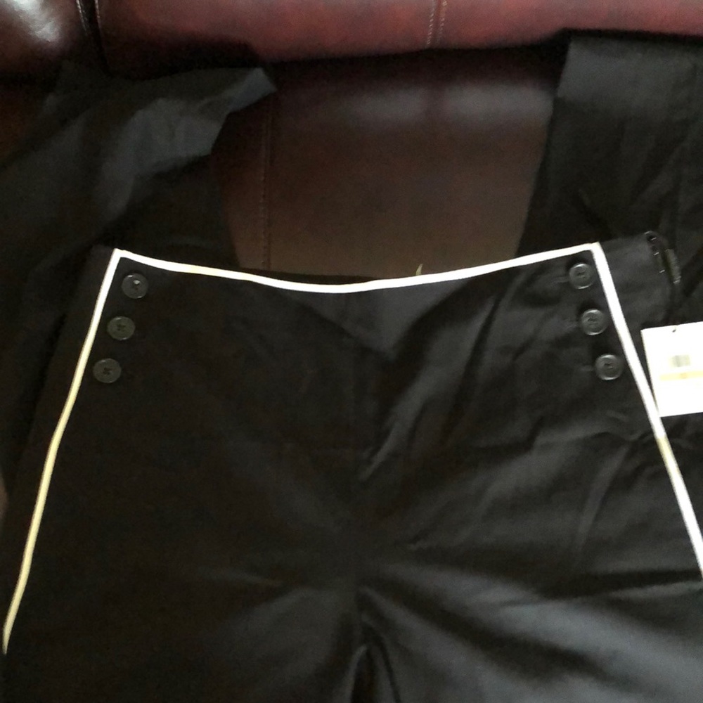 Button front pants